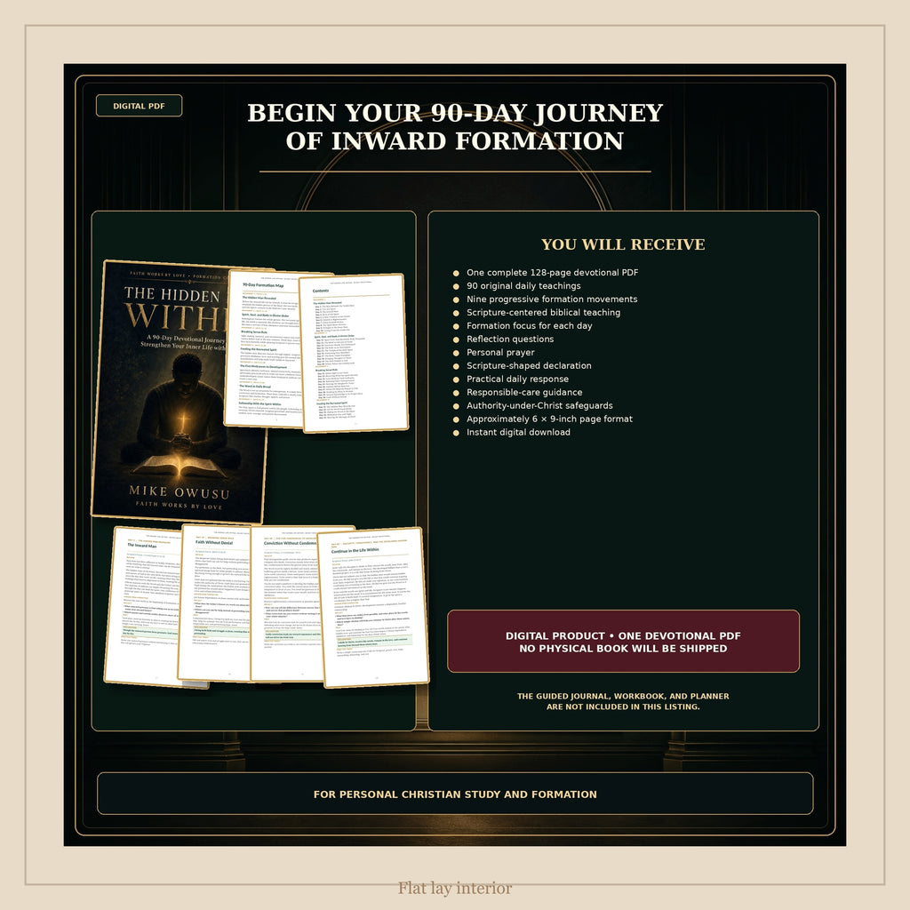90-Day Christian Devotional PDF, The Hidden Life Within, Spiritual Formation