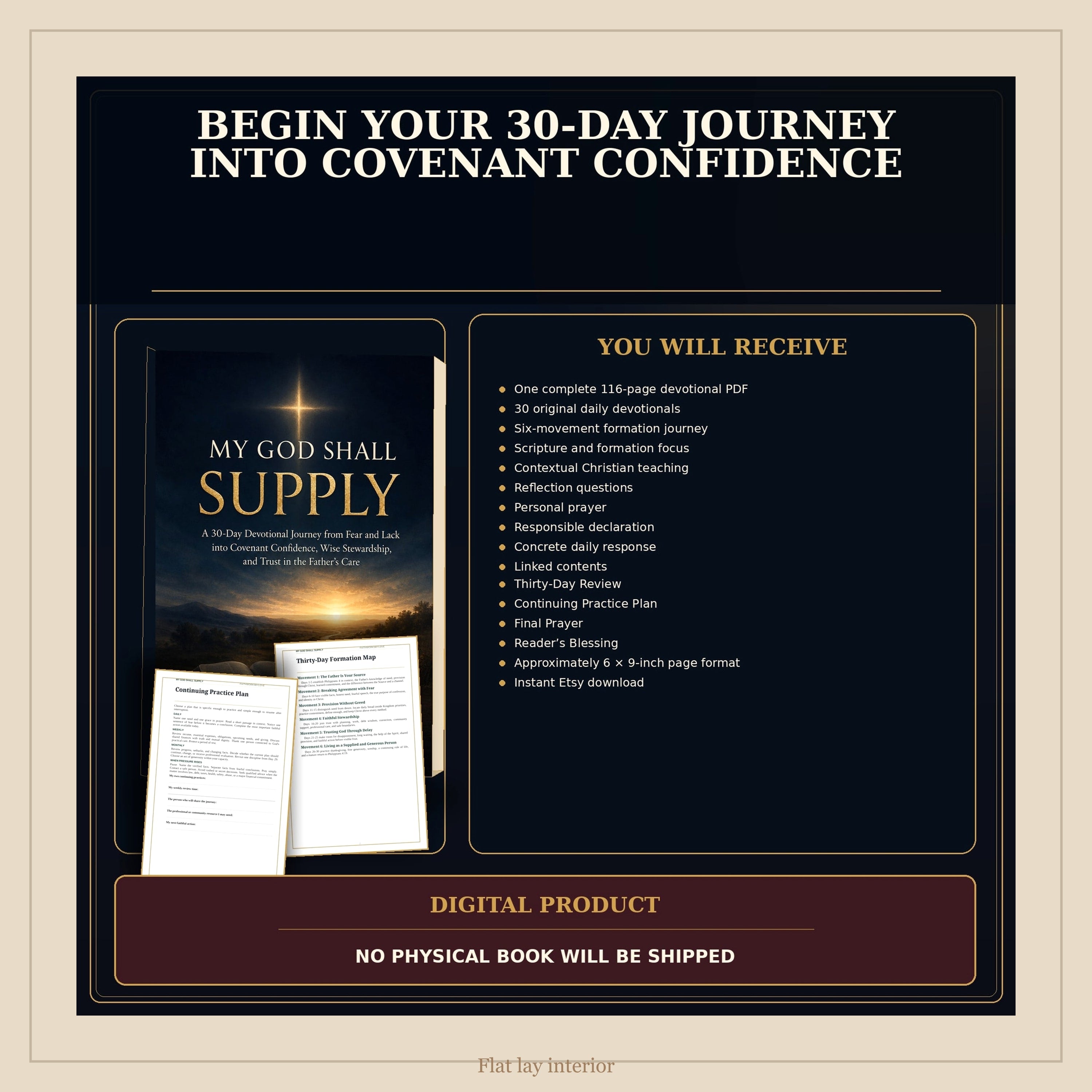 30-Day Christian Provision Devotional PDF, My God Shall Supply