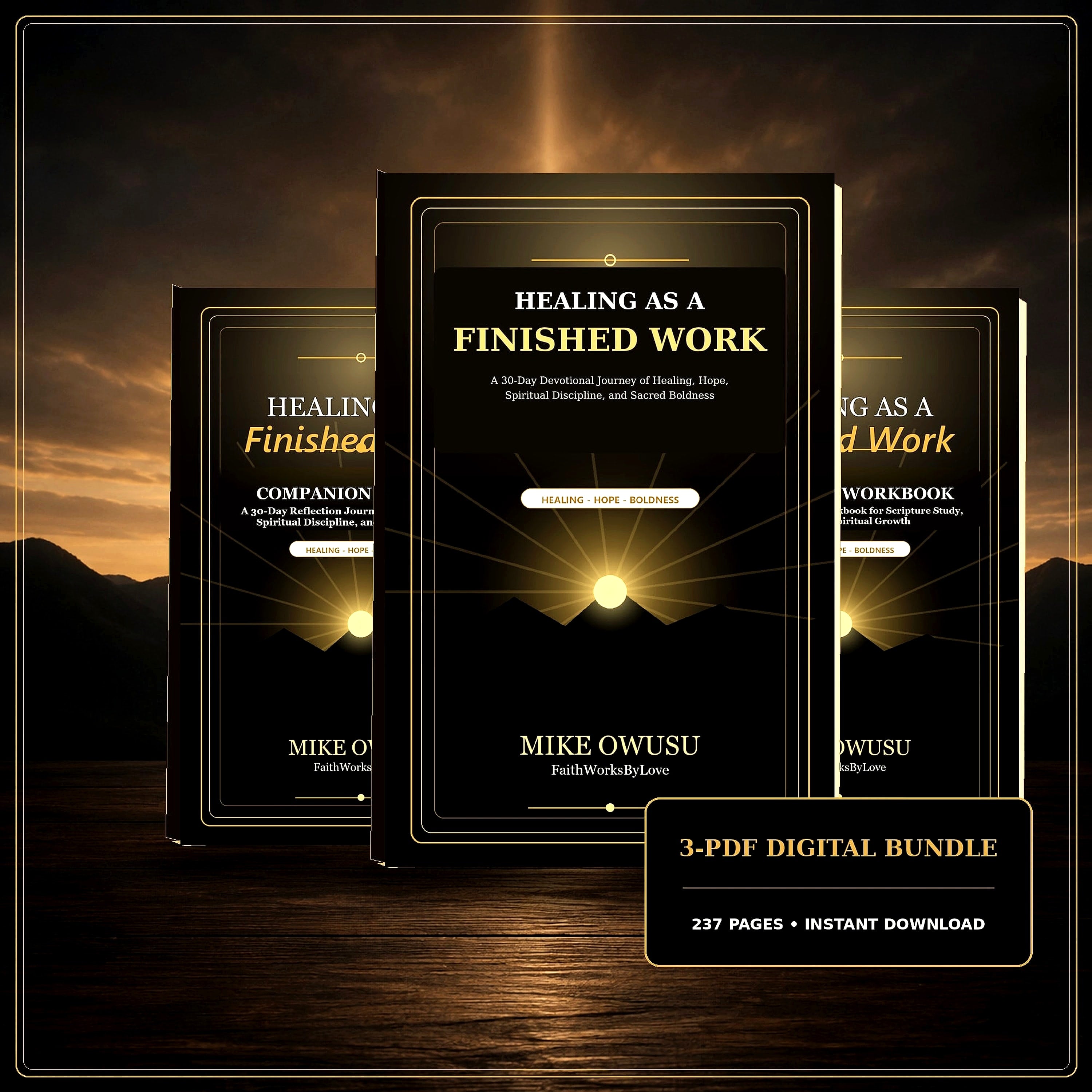 Healing as a Finished Work Collection - 30-Day Digital Devotional Bundle