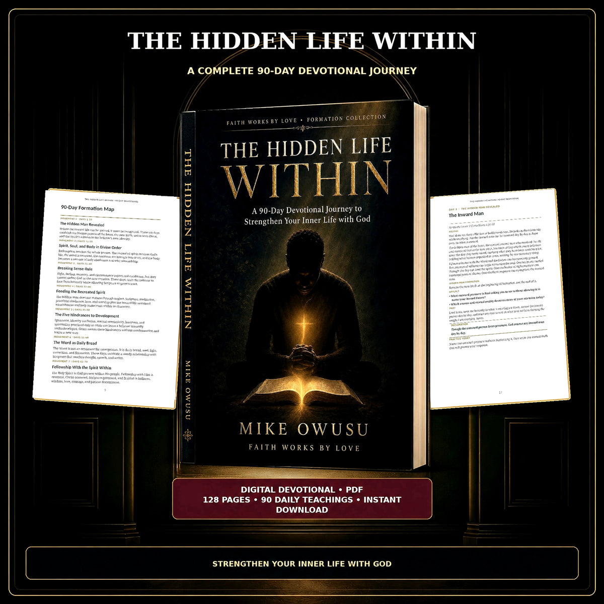 90-Day Christian Devotional PDF, The Hidden Life Within, Spiritual Formation