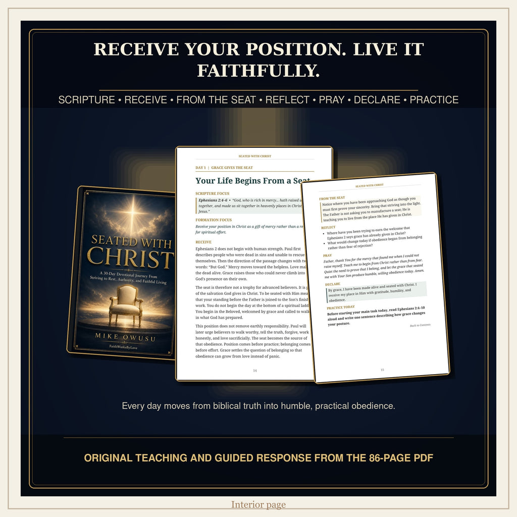 30-Day Christian Devotional PDF, Seated With Christ, Rest, Authority and Faithful Living