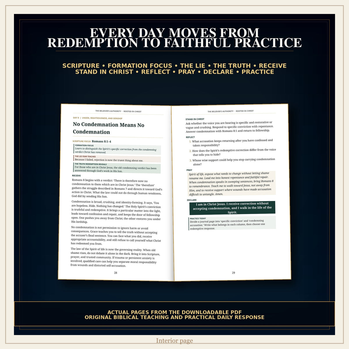 30-Day Christian Authority Devotional PDF | Rooted in Christ | Perfect Gift for Women of Faith