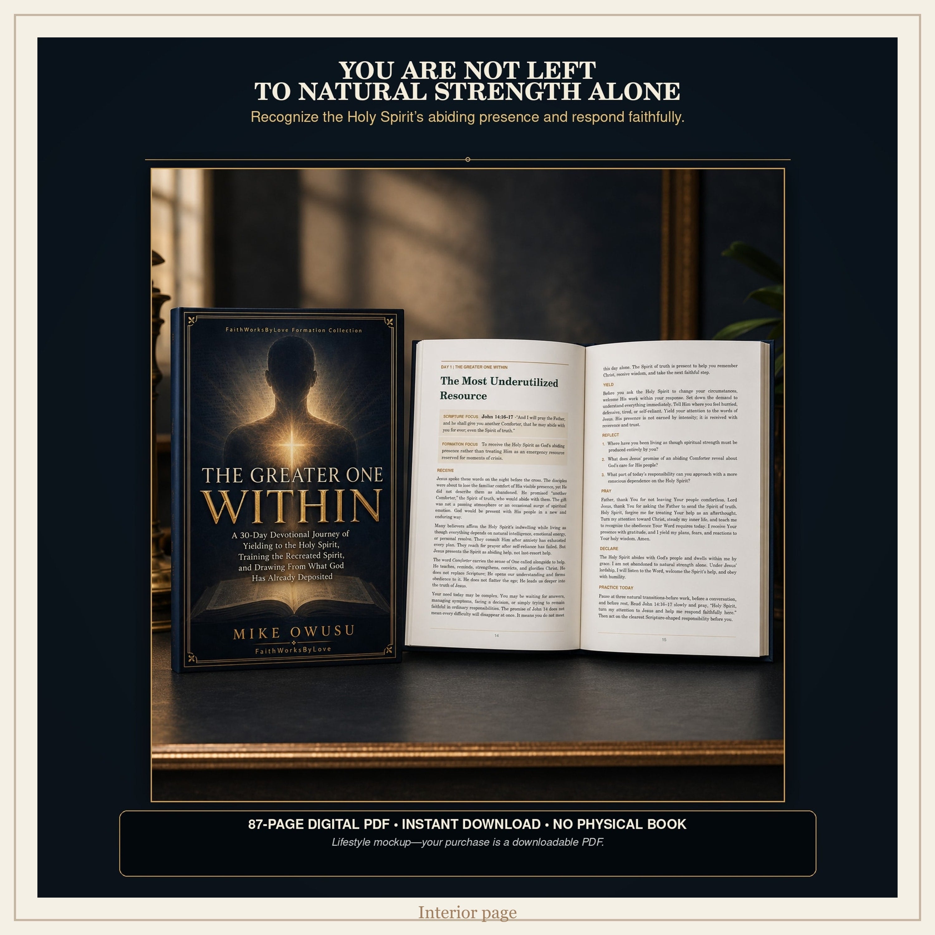 30-Day Holy Spirit Devotional PDF: The Greater One Within