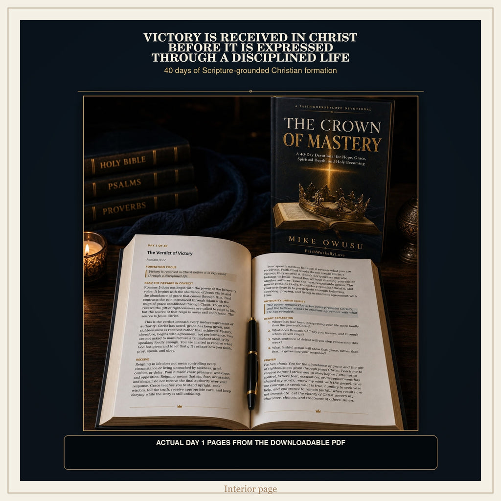 40-Day Christian Formation Devotional PDF | The Crown of Mastery