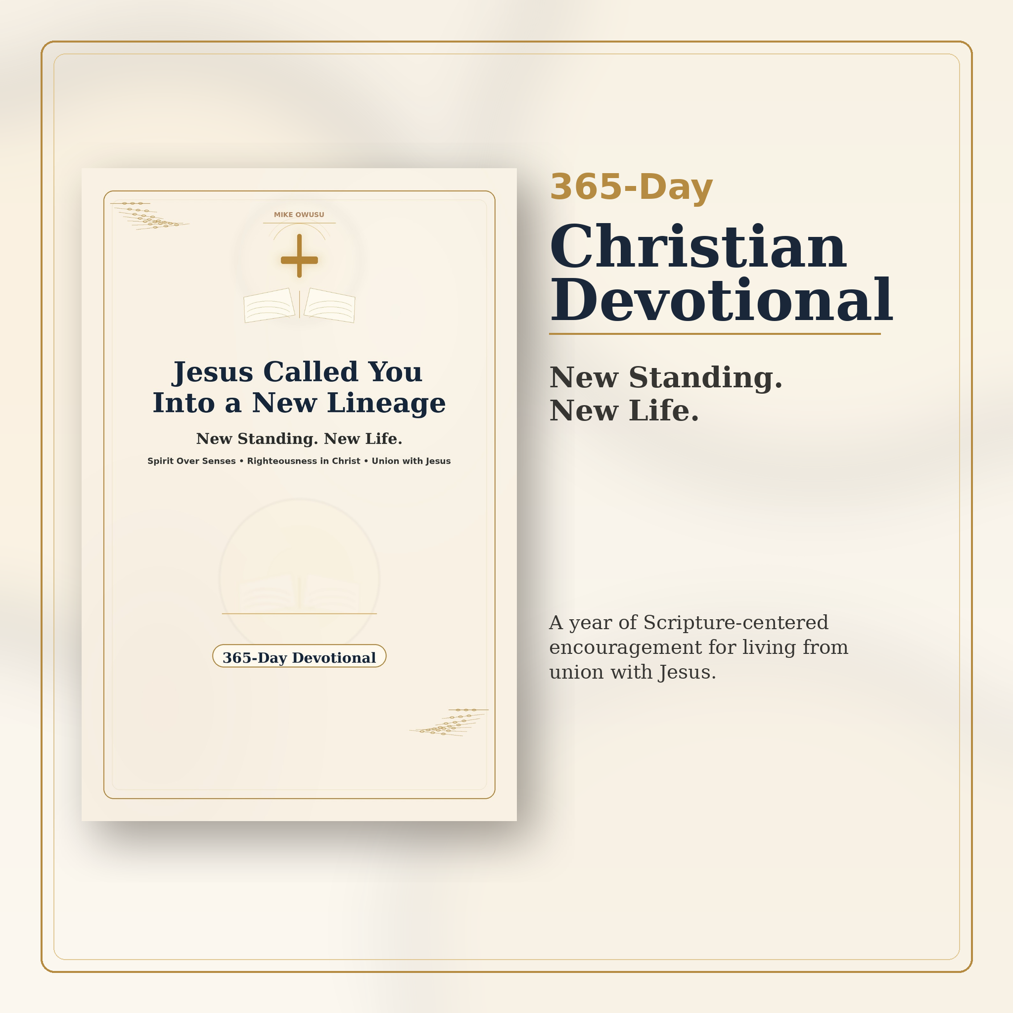 Jesus Called You Into a New Lineage 365-Day Christian Devotional cover and product preview