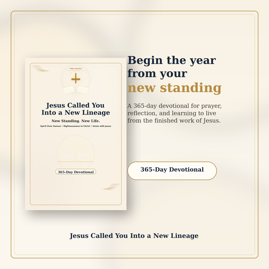 Final listing image for Jesus Called You Into a New Lineage 365-day devotional