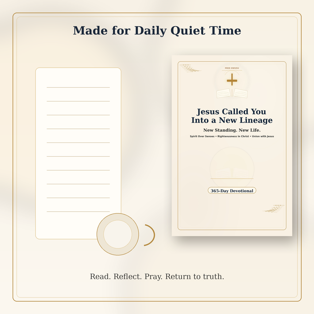 Quiet time devotional routine for daily prayer and reflection