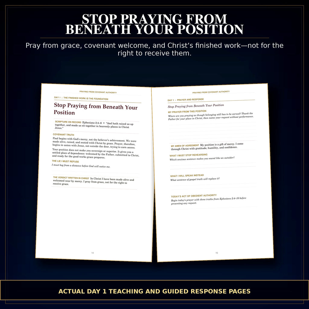 30-Day Christian Prayer Journal PDF, Praying from Covenant Authority