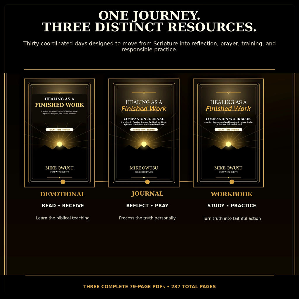 Healing as a Finished Work Collection - 30-Day Digital Devotional Bundle