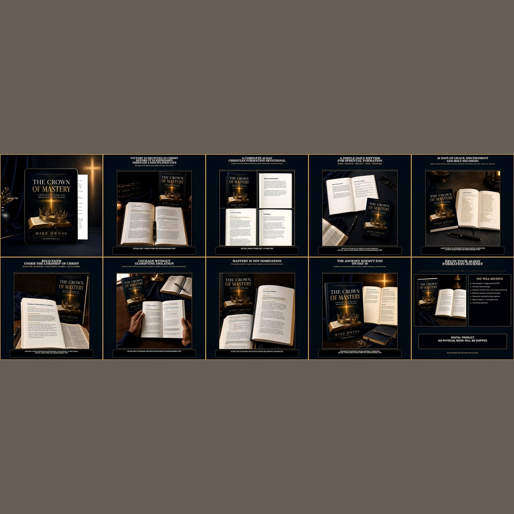40-Day Christian Formation Devotional PDF | The Crown of Mastery