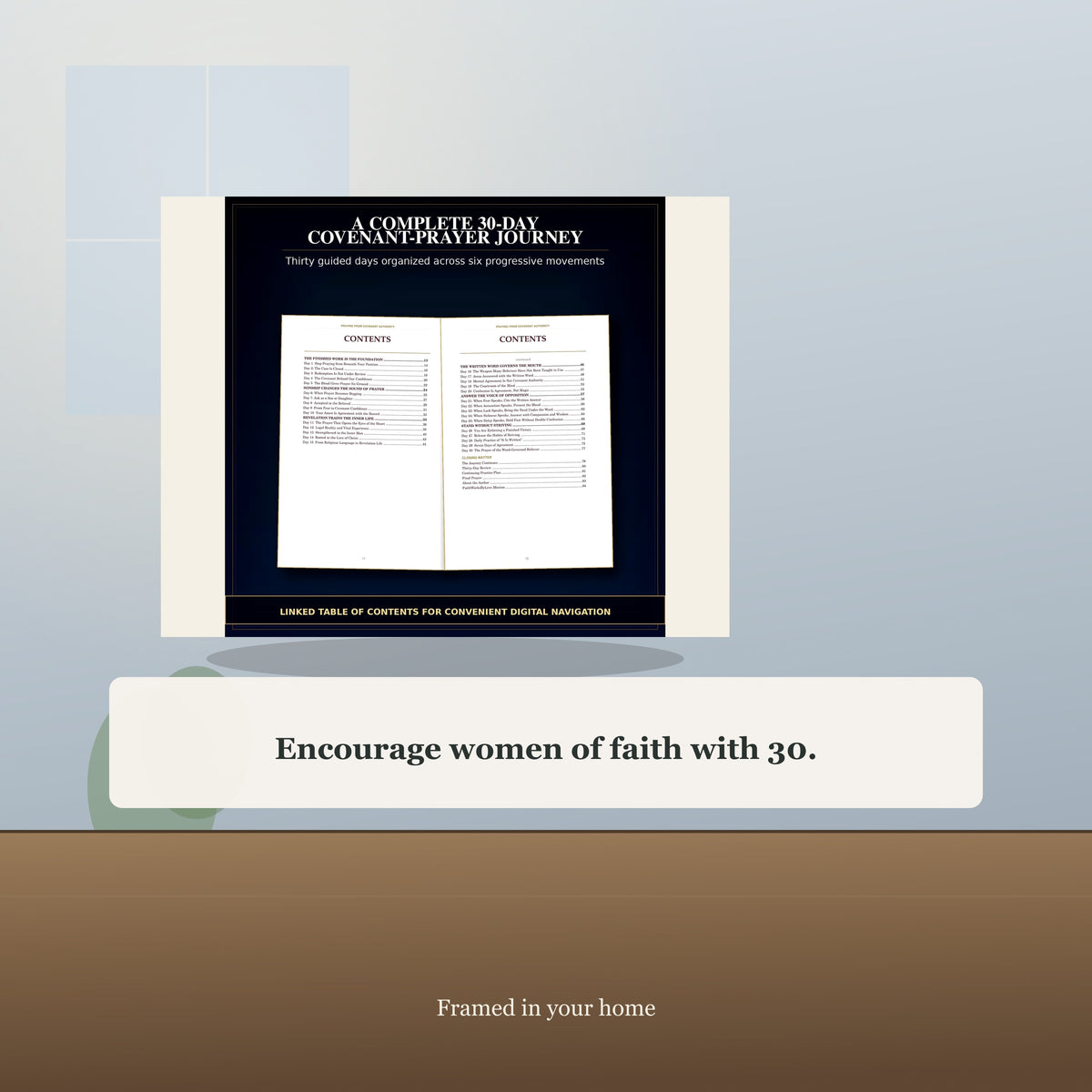 30-Day Christian Prayer Journal PDF, Praying from Covenant Authority