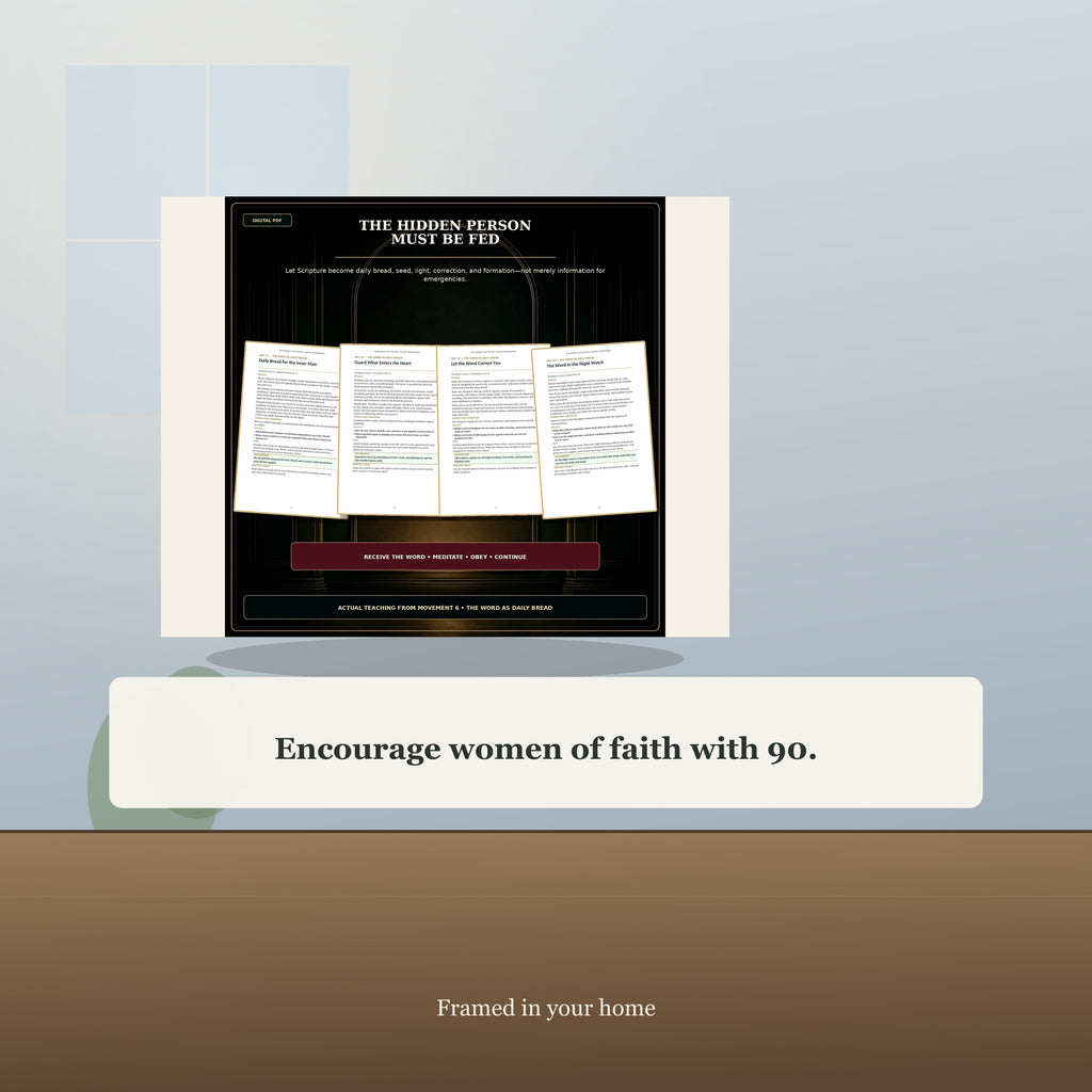 90-Day Christian Devotional PDF, The Hidden Life Within, Spiritual Formation