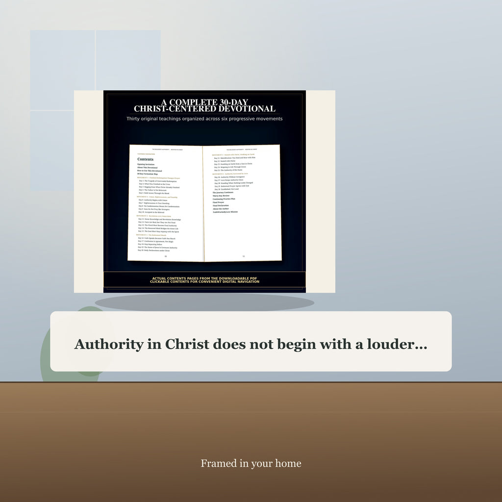 30-Day Christian Authority Devotional PDF | Rooted in Christ | Perfect Gift for Women of Faith