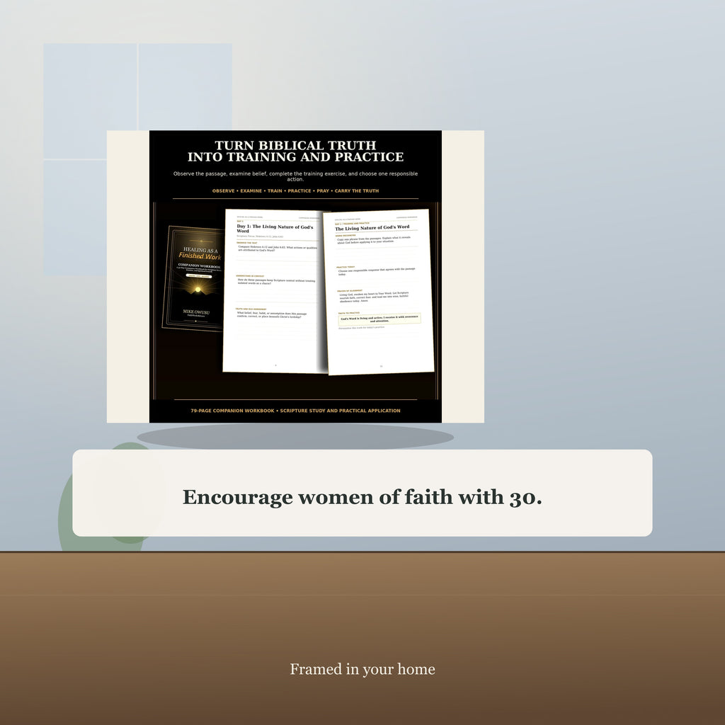Healing as a Finished Work Collection - 30-Day Digital Devotional Bundle