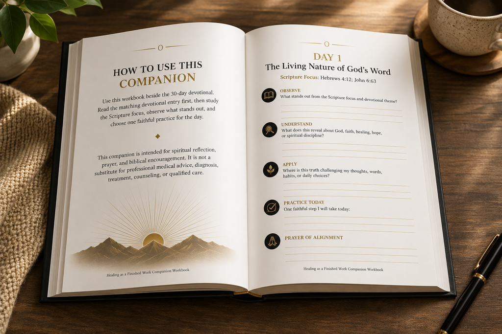 Healing as a Finished Work Collection - 30-Day Digital Devotional Bundle