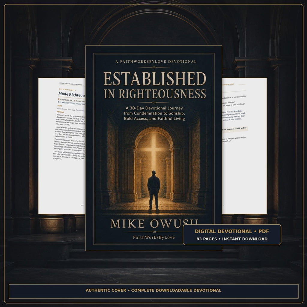 Established in Righteousness 30-Day Devotional | Identity in Christ, Prayer & Reflection PDF