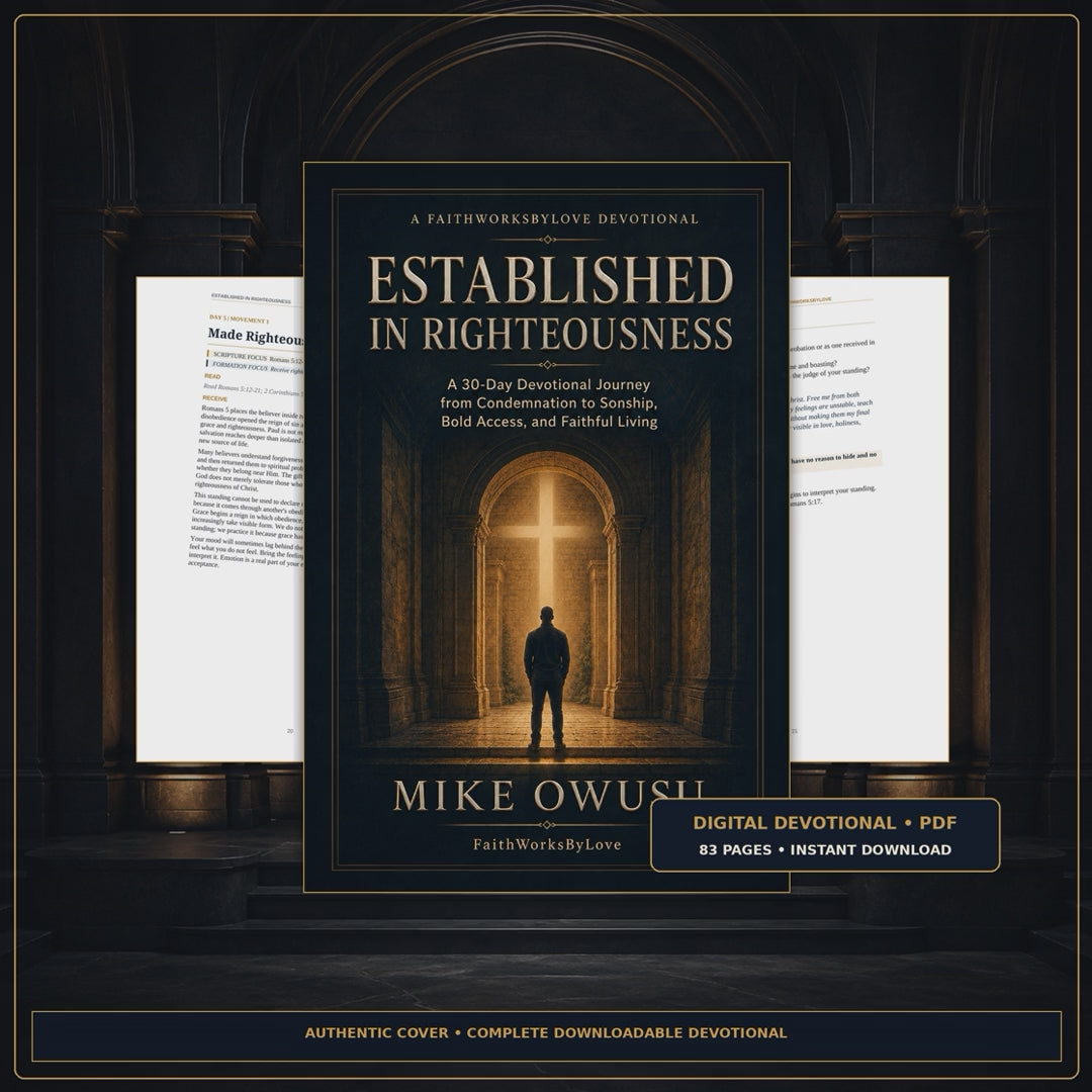 Established in Righteousness 30-Day Devotional | Identity in Christ, Prayer & Reflection PDF