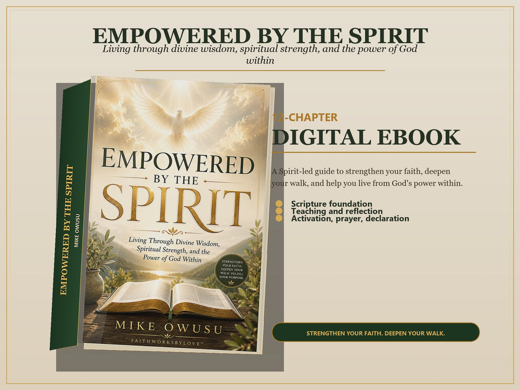 Empowered by the Spirit eBook PDF, Holy Spirit Christian Devotional, Spiritual Growth Guide, Bible Study Digital Download