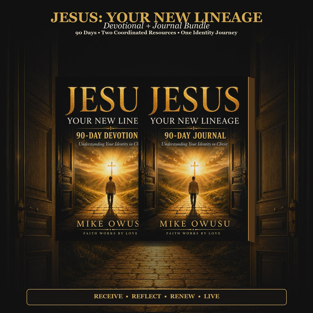Jesus: Your New Lineage — 90-Day Devotional + Journal Bundle | Identity in Christ