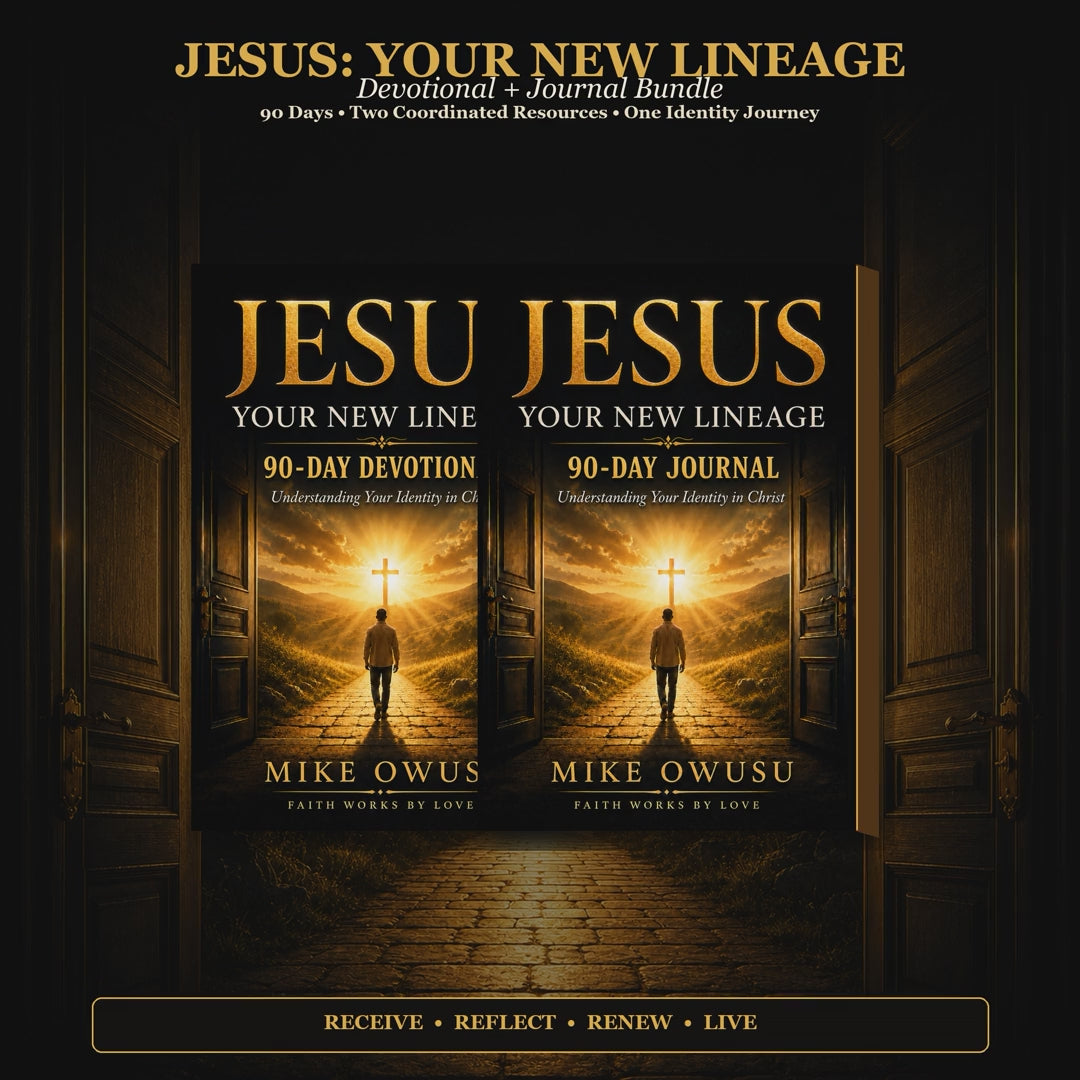 Jesus: Your New Lineage — 90-Day Devotional + Journal Bundle | Identity in Christ
