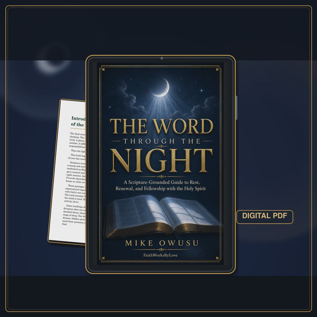 Christian Night Prayer eBook PDF, The Word Through the Night, Scripture and Rest