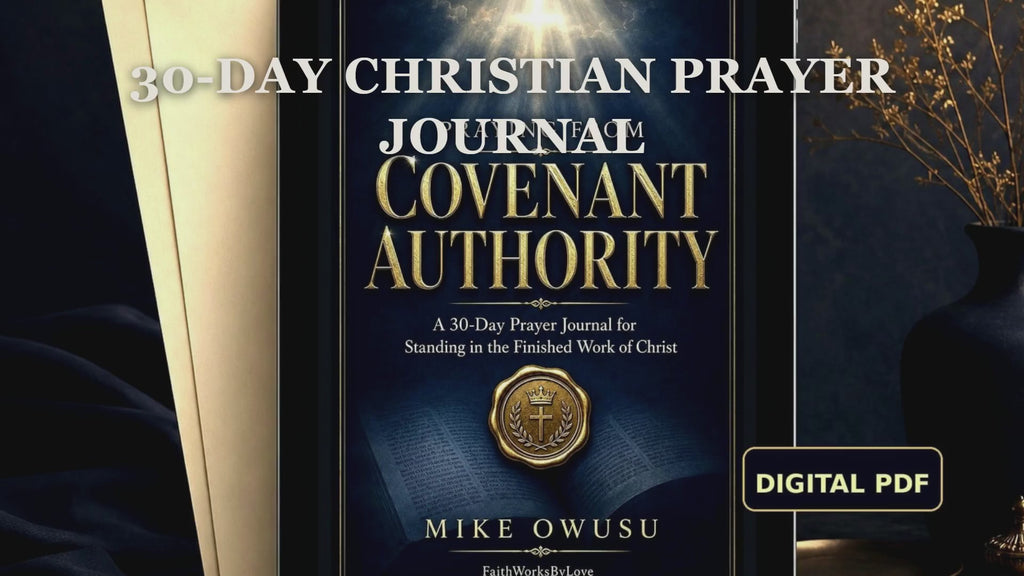 30-Day Christian Prayer Journal PDF, Praying from Covenant Authority