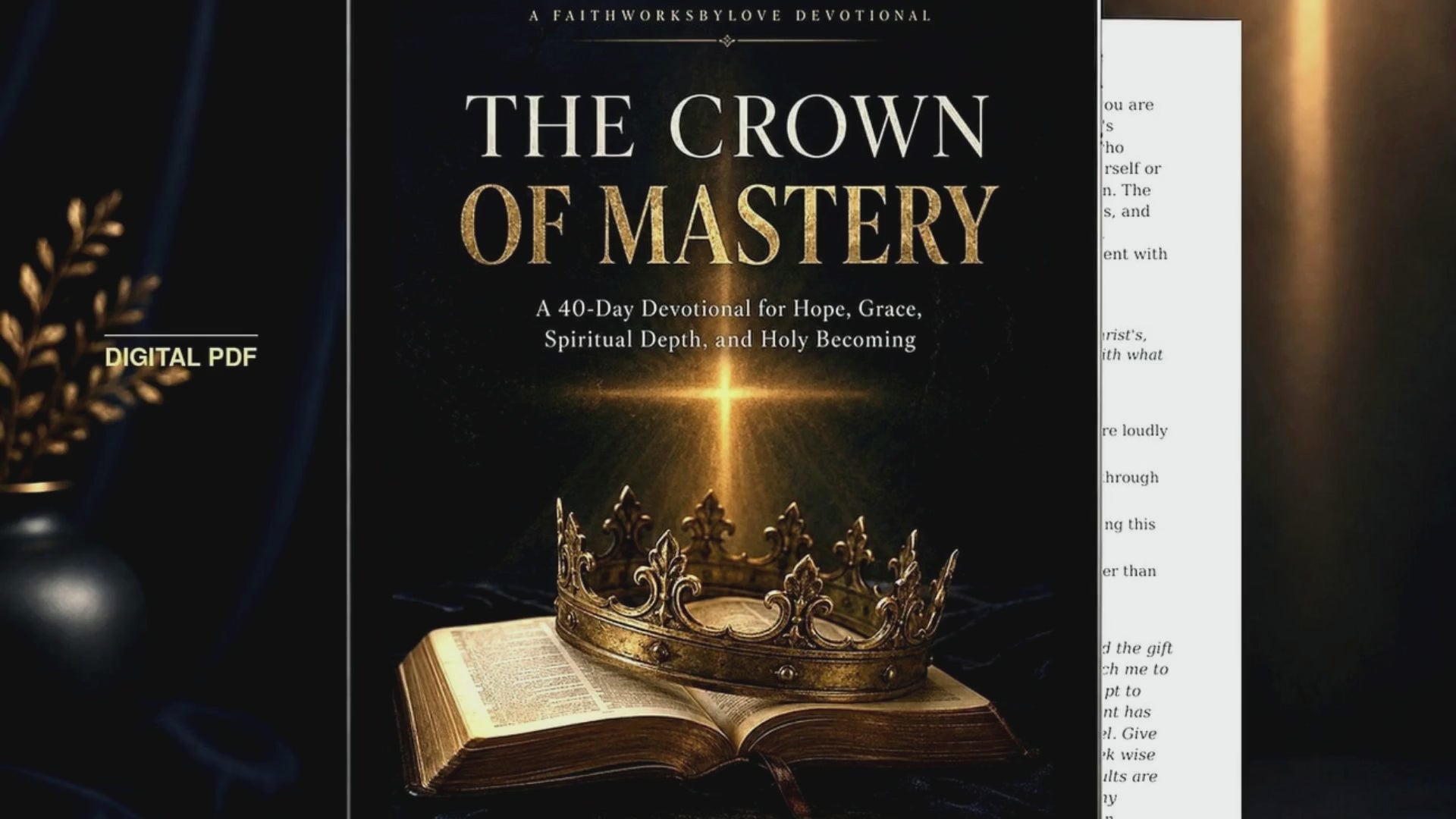40-Day Christian Formation Devotional PDF | The Crown of Mastery