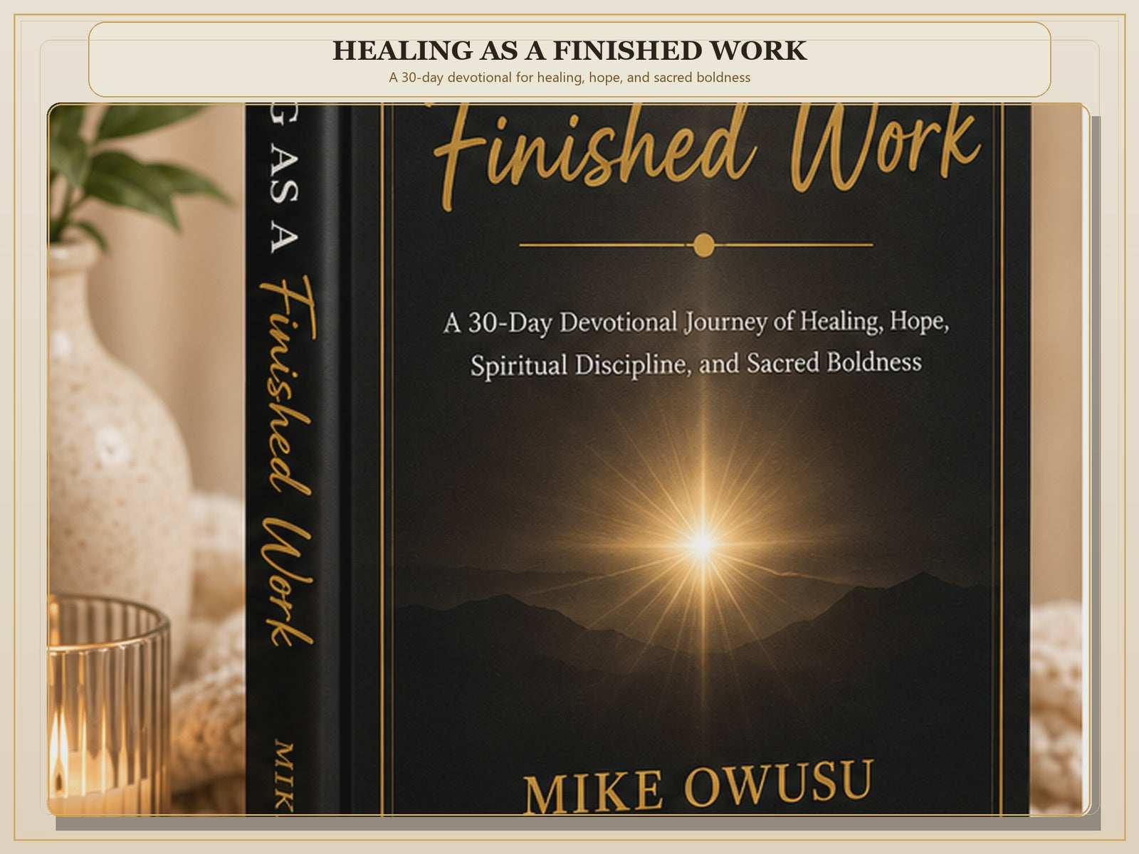 Healing as a Finished Work PDF, 30-Day Christian Devotional, Scripture Prayer Journal, Faith Healing Bible Study Download
