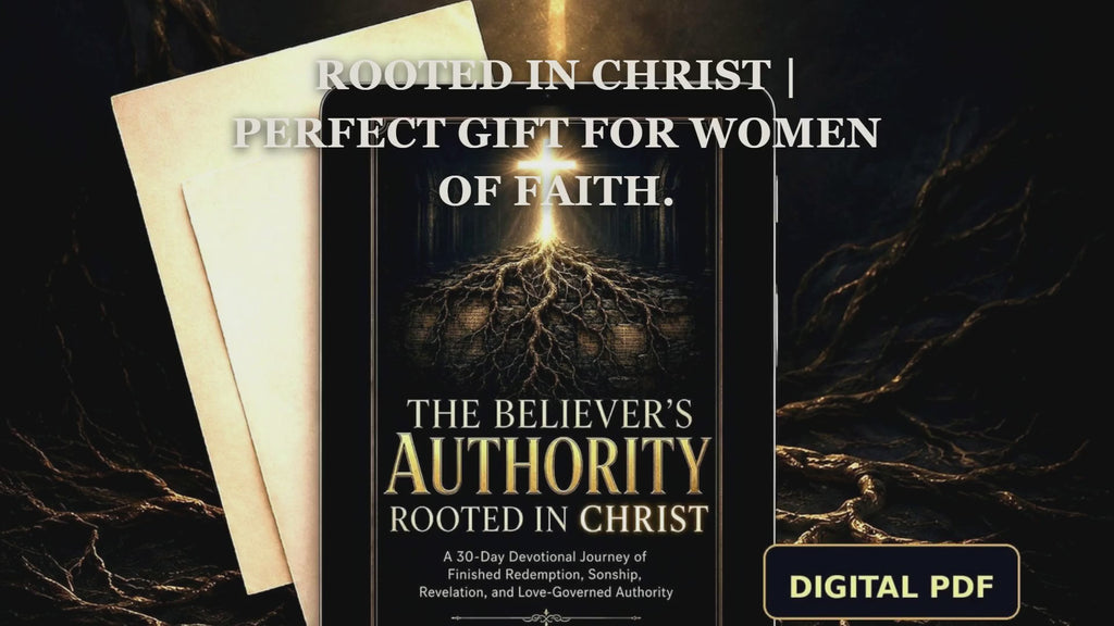 30-Day Christian Authority Devotional PDF | Rooted in Christ | Perfect Gift for Women of Faith