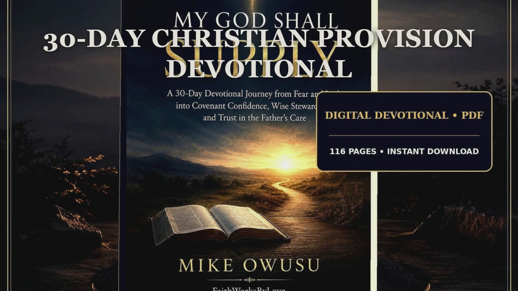 30-Day Christian Provision Devotional PDF, My God Shall Supply