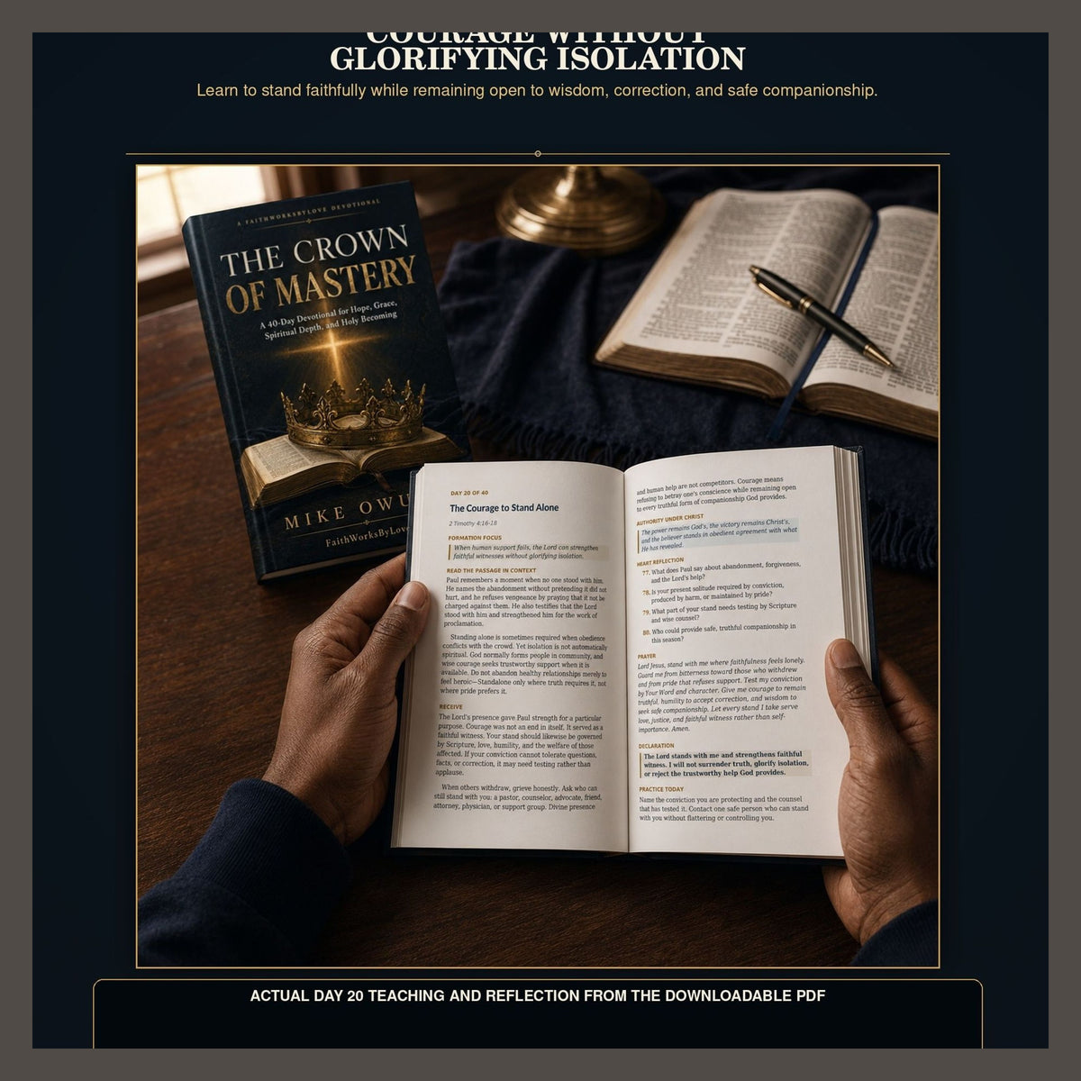 40-Day Christian Formation Devotional PDF | The Crown of Mastery