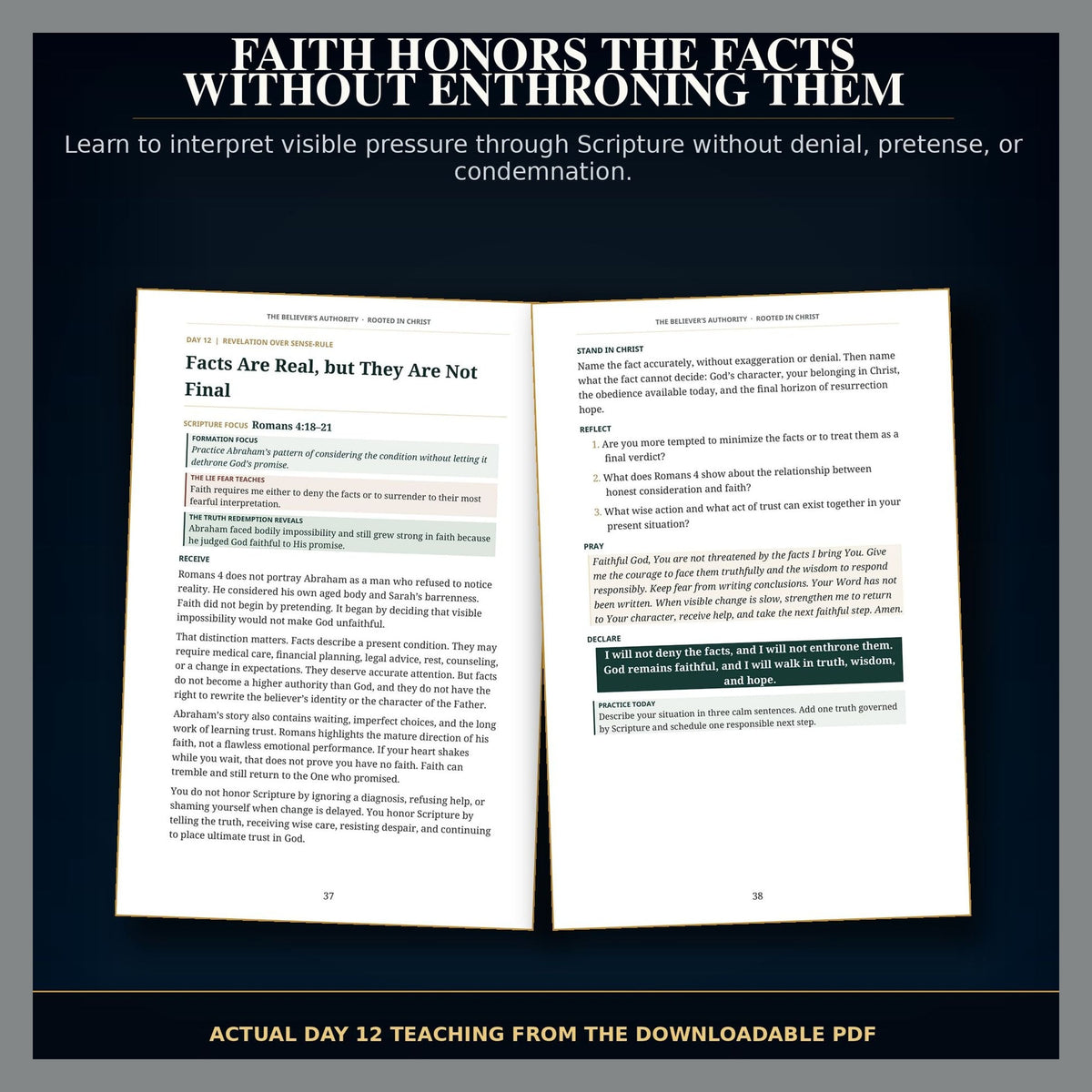 30-Day Christian Authority Devotional PDF | Rooted in Christ | Perfect Gift for Women of Faith