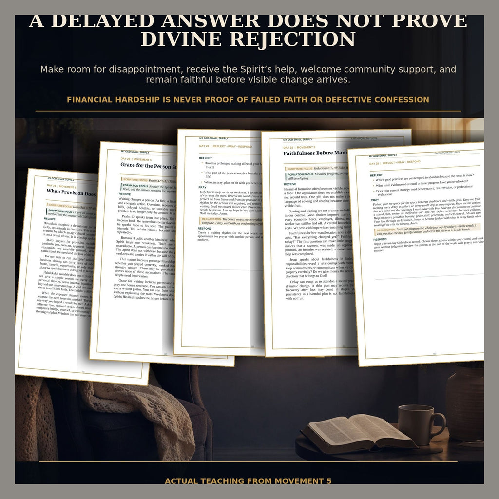 30-Day Christian Provision Devotional PDF, My God Shall Supply