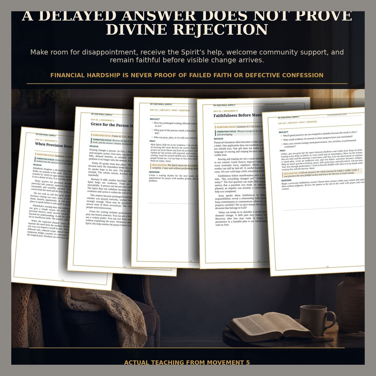 30-Day Christian Provision Devotional PDF, My God Shall Supply