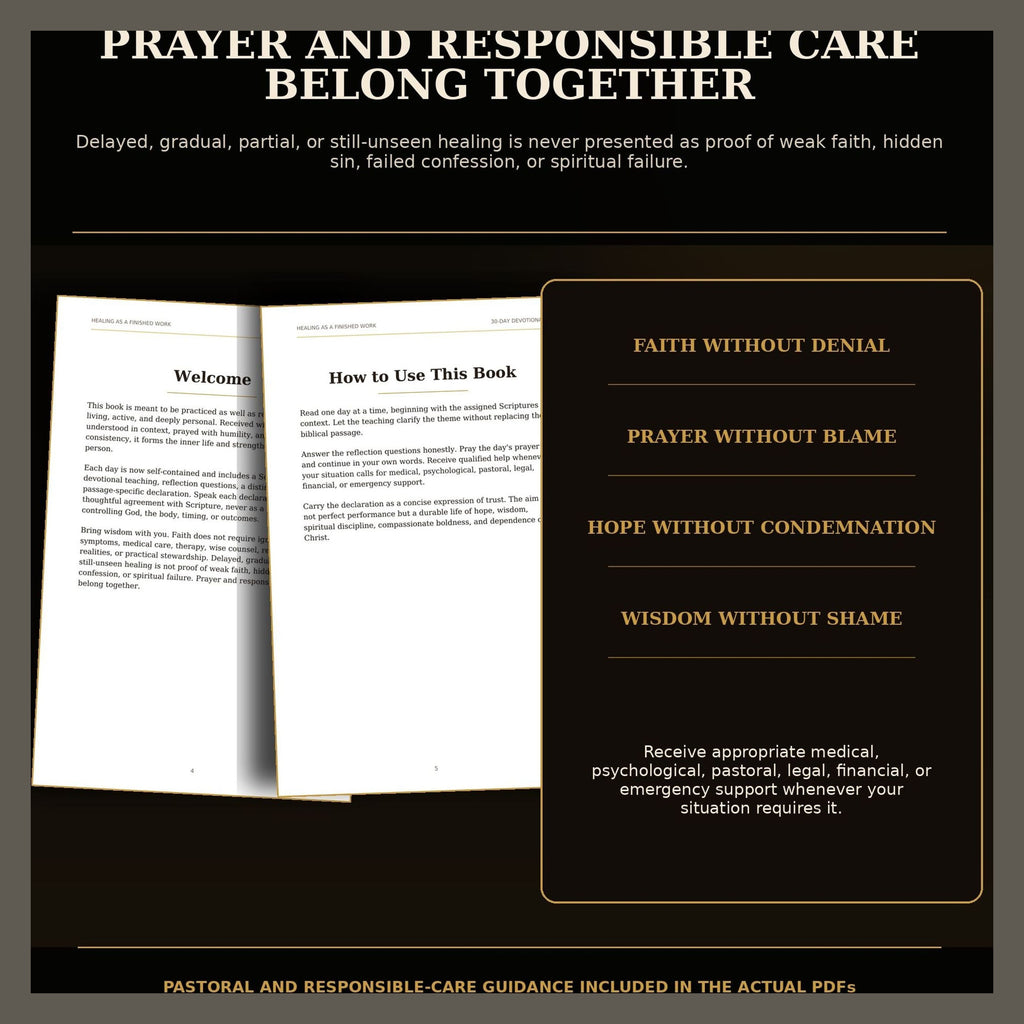 Healing as a Finished Work Collection - 30-Day Digital Devotional Bundle