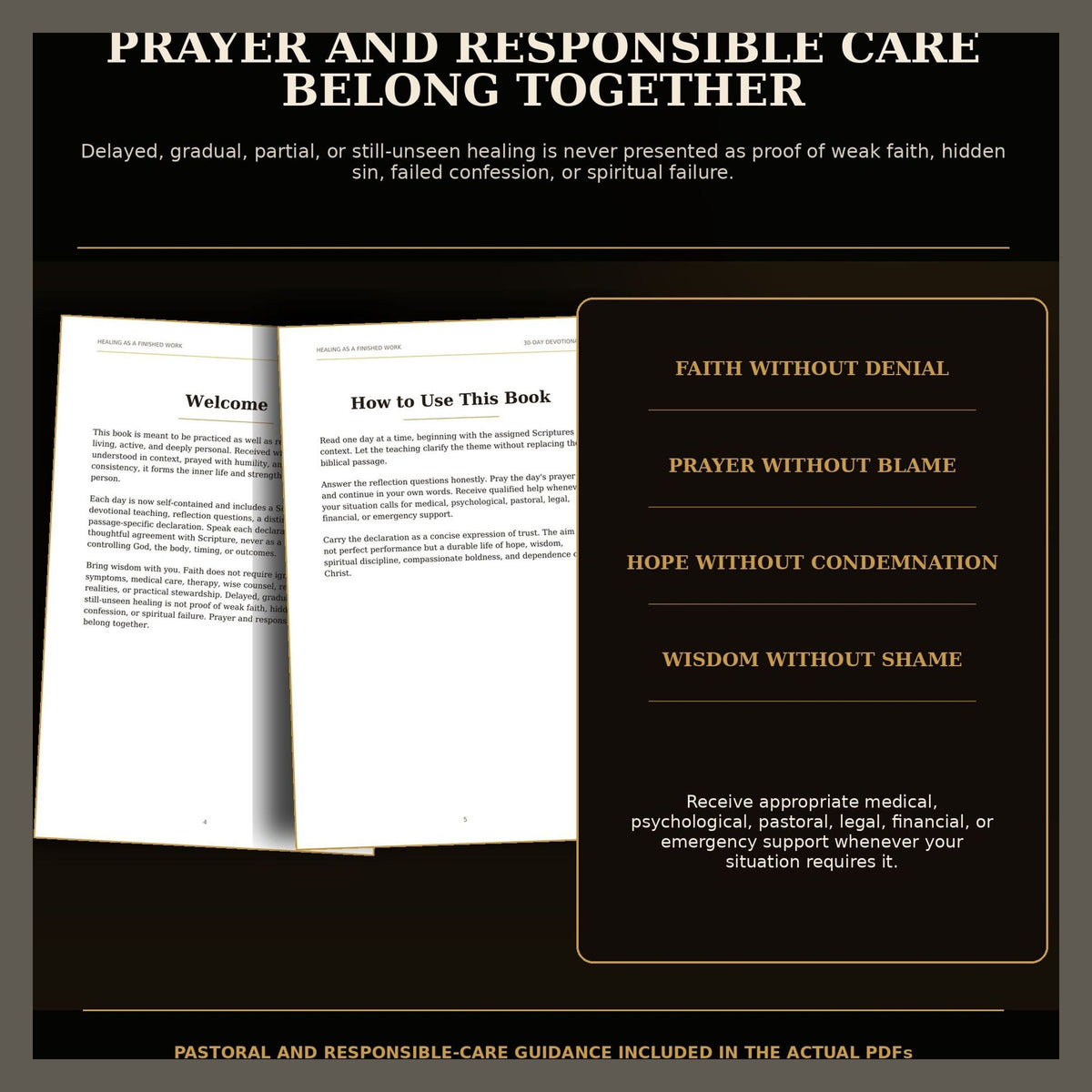 Healing as a Finished Work Collection - 30-Day Digital Devotional Bundle
