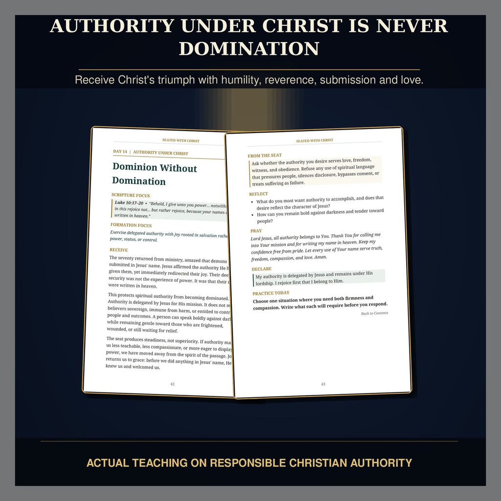 30-Day Christian Devotional PDF, Seated With Christ, Rest, Authority and Faithful Living
