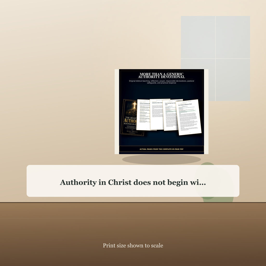 30-Day Christian Authority Devotional PDF | Rooted in Christ | Perfect Gift for Women of Faith