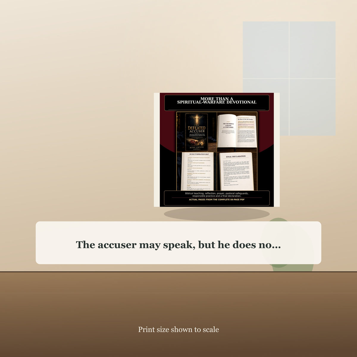 30-Day Christian Devotional PDF, Freedom From Condemnation, The Defeated Accuser