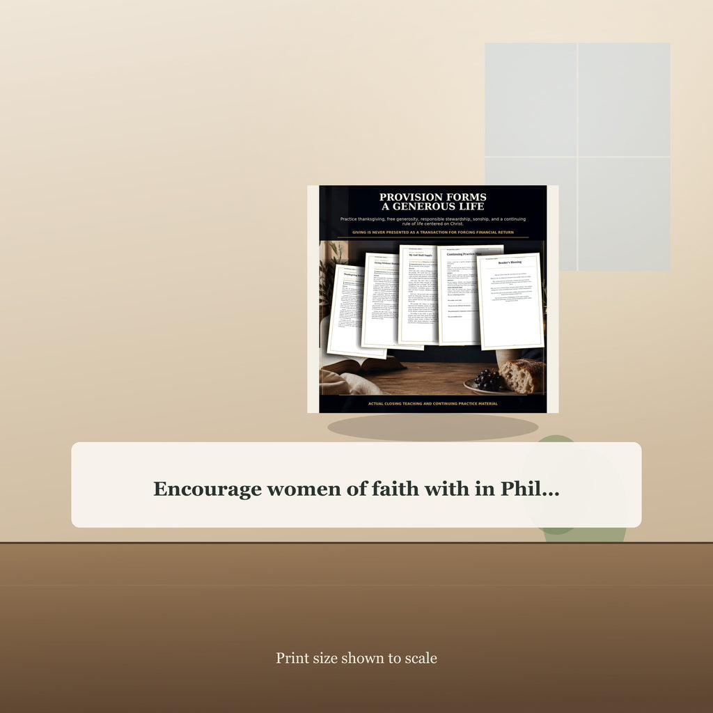 30-Day Christian Provision Devotional PDF, My God Shall Supply