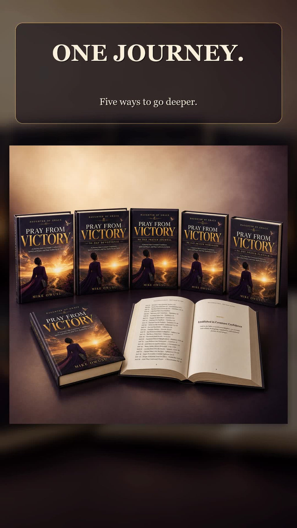 Daughter of Grace: Pray From Victory — The Complete 5-Book Prayer Collection