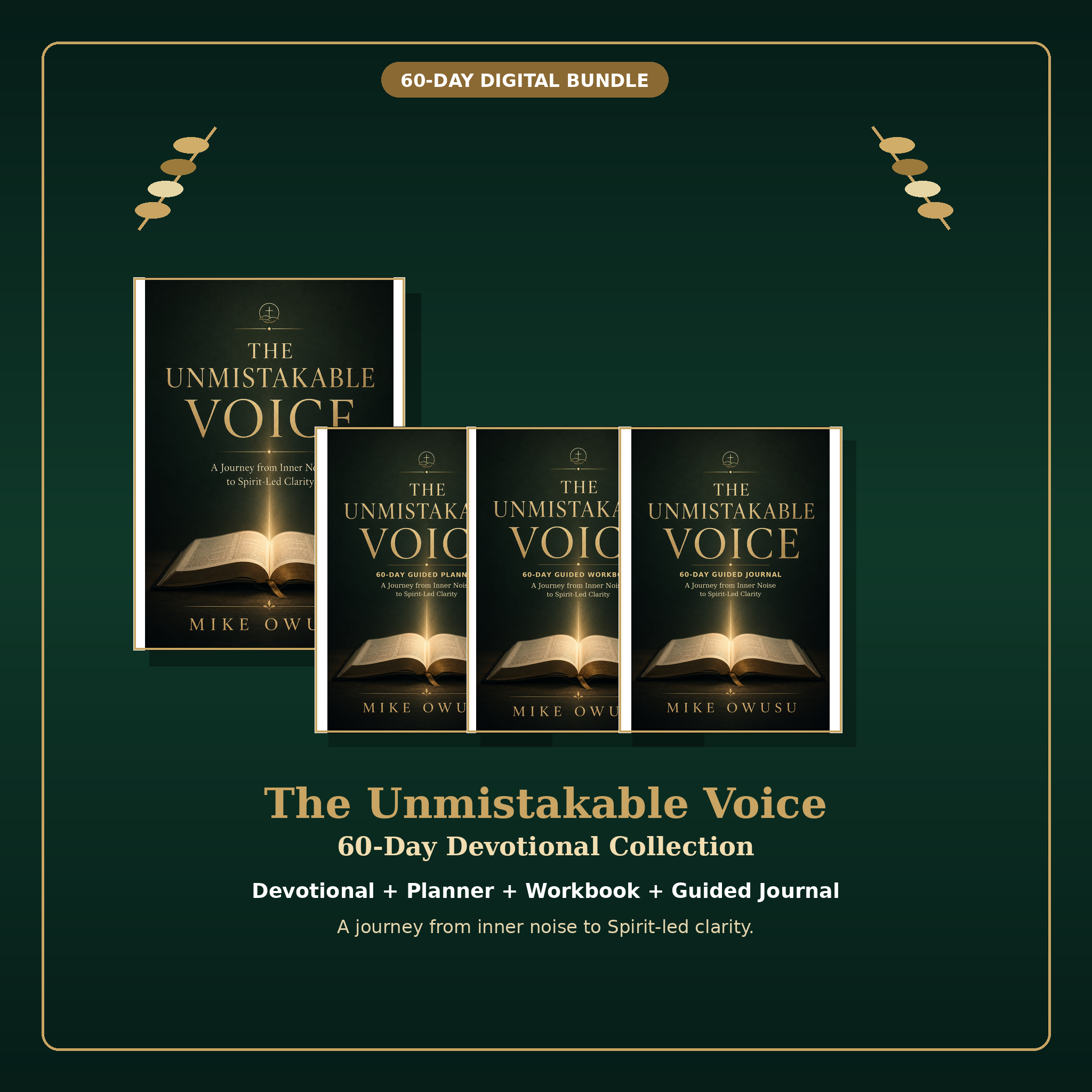 The Unmistakable Voice 60-day digital devotional collection bundle