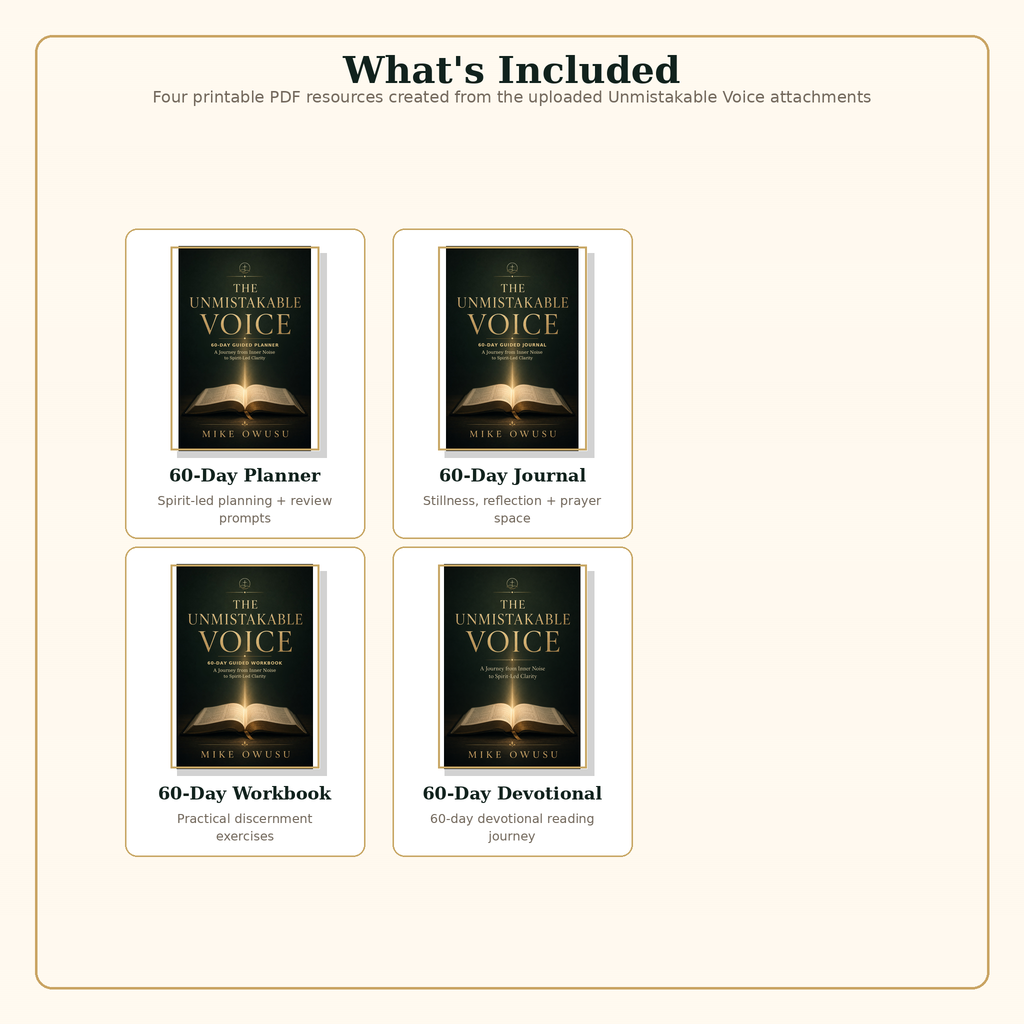 What is included in The Unmistakable Voice bundle