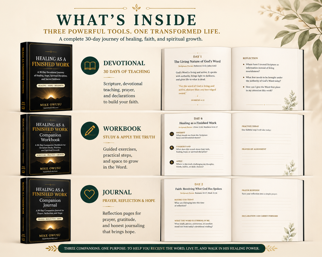 Healing as a Finished Work Collection - 30-Day Digital Devotional Bundle